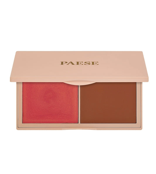 Colorete y bronceador. Paleta facial Kiss My Cheeks- Paese